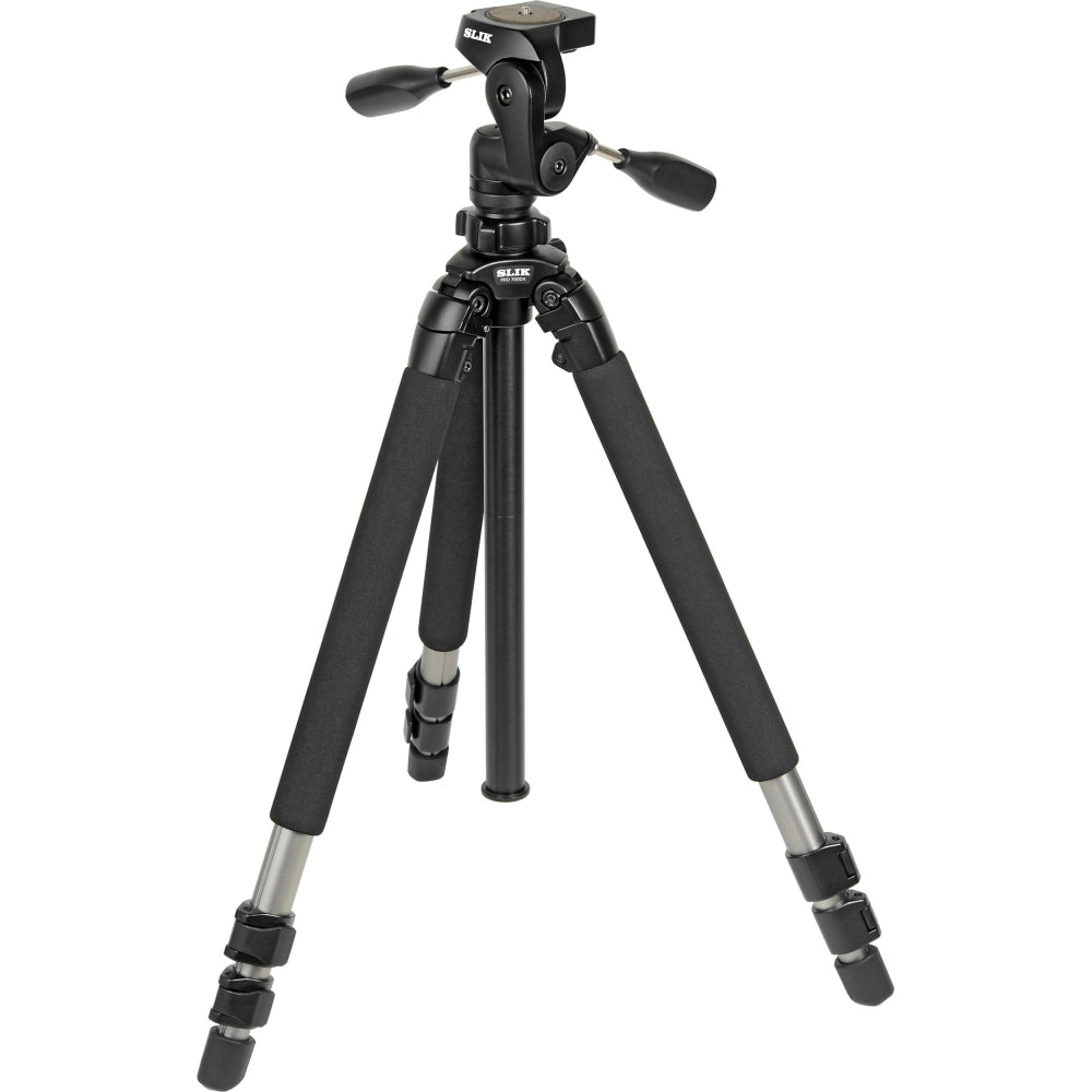 SLIK, Slik Pro 700 DX Tripod with 700DX 3-Way, Pan-and-Tilt Head | Titanium