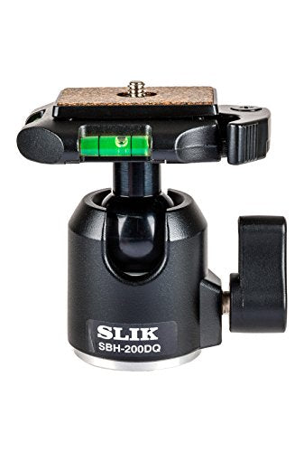 SLIK, Slik SBH-200DQ Ballhead with Quick Release | Supports 8.8 lbs (5kg), Black