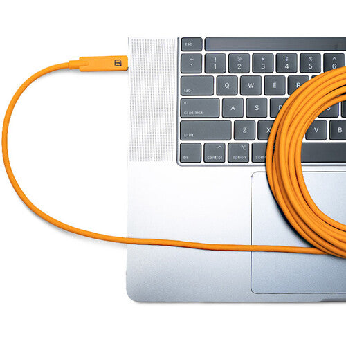 OUTILS TETHER, Tether Tools TBPRO3ORG TetherBoost Pro USB Type-C Core Controller Extension Cable (16', High-Visibility Orange)