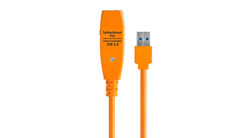 OUTILS TETHER, Tether Tools TBPROORGUS Tetherboost Pro USB 3.0 Core Controller (North American Plug, Orange) (EOL)