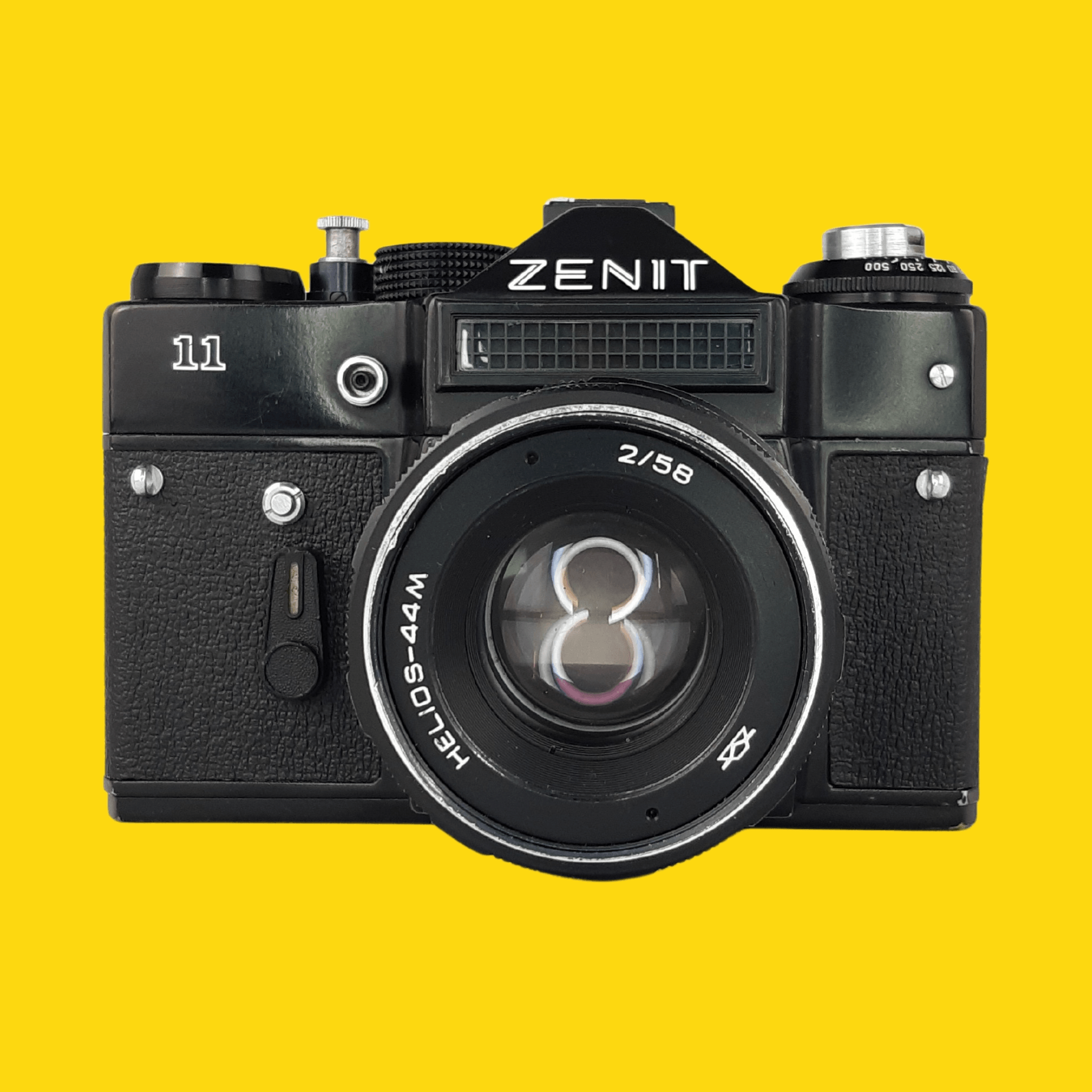 Zenit, Zenit 11 Noir Métal Vintage 35mm SLR Film Camera with Prime Lens