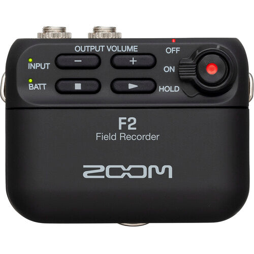 Zoom, Zoom F2 Enregistreur de terrain portable ultra-compact avec microphone Lavalier