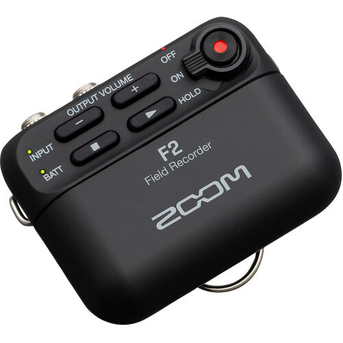 Zoom, Zoom F2 Enregistreur de terrain portable ultra-compact avec microphone Lavalier